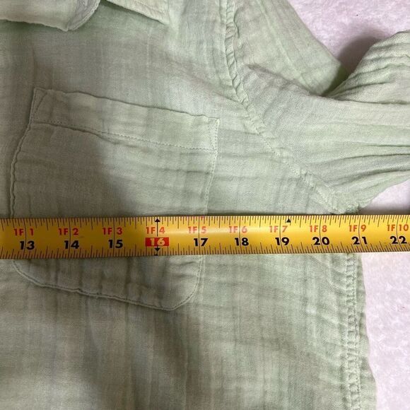 Rails x Revolve Ellis Gauze Mint Green Button Down Small Women - Picture 8 of 10